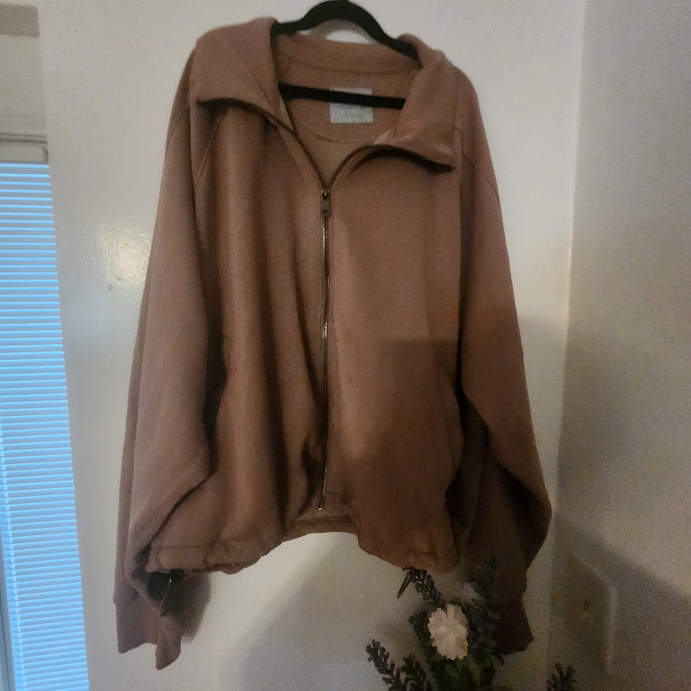 Abercrombie & Fitch Women's Tan Bomber Jacket
